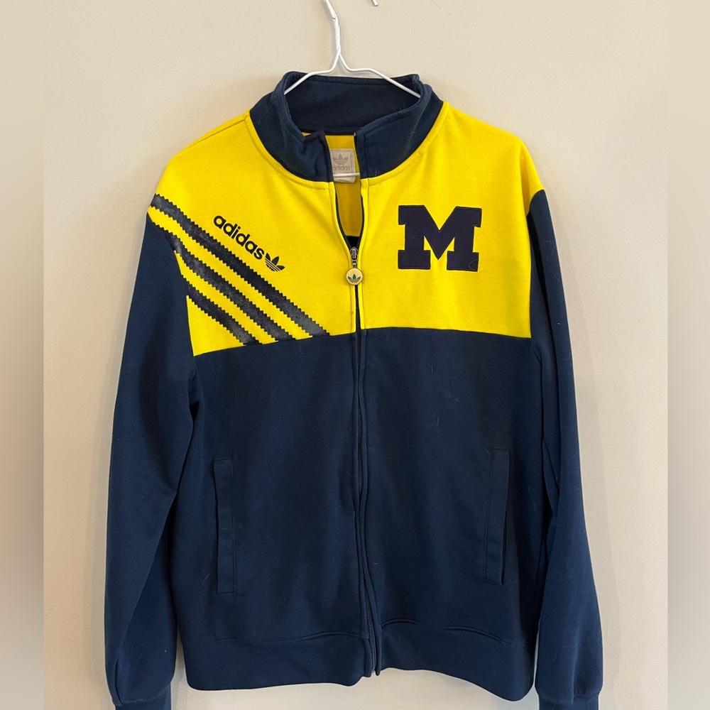 Michigan Wolverines Zip-up Long Sleeve